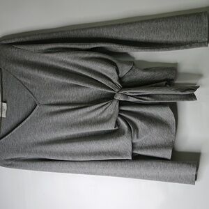 Everly GrayTie-Front Top